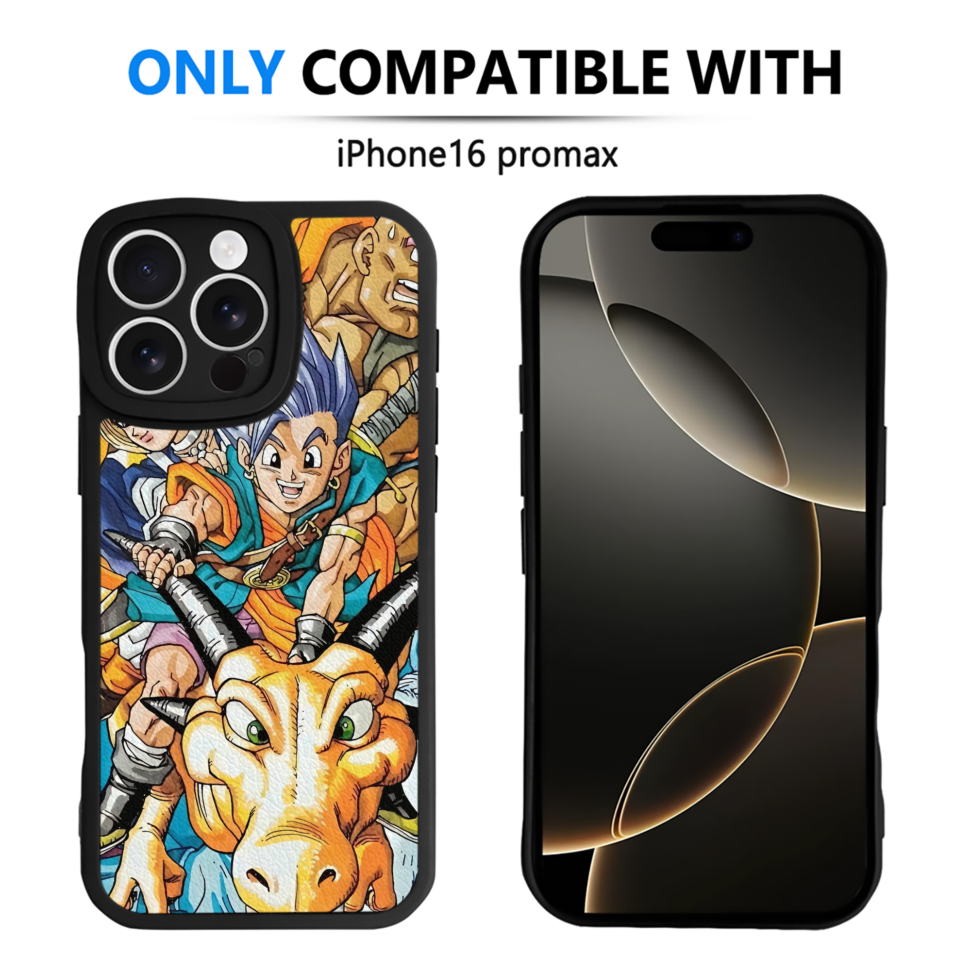 （画像用） ドラゴンクエスト Doragon Kuesuto Dragon Quest 【iPhone 16シリーズ対応】シリコンスマホケース（レザー調） 材質：シリコン